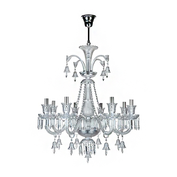 لوستر کریستالی چشمه نور 8 شعله مدل HA3111/8CR تمام کریستال