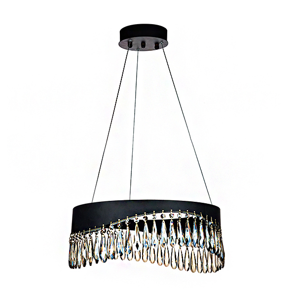 لوستر چشمه نور مدل MO4413 رنگ مشکی سایز 45