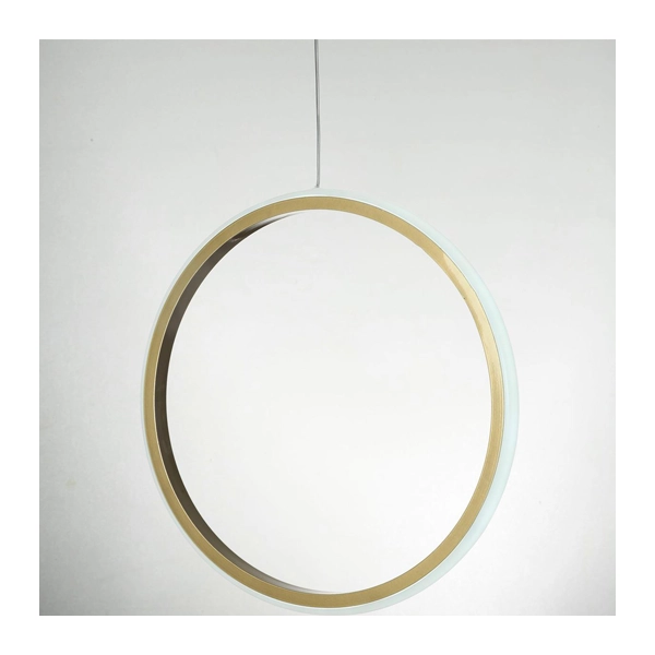 لوستر تک شاخه گرد به رنگ طلایی