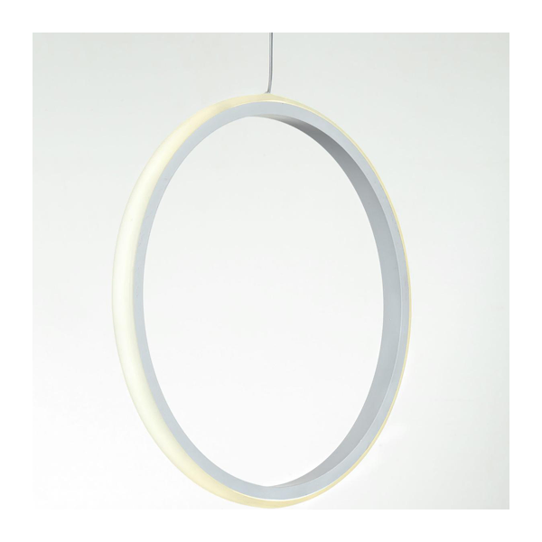 لوستر تک شاخه گرد به رنگ سفید