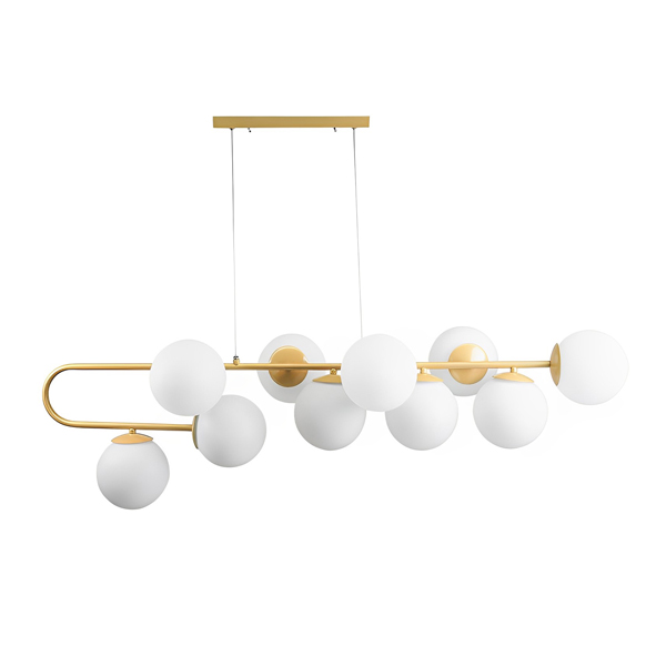 162488لوستر ده شعله چشمه نور مدل A1222/10