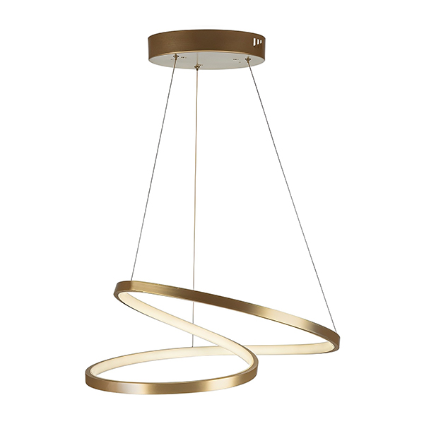 لوستر چشمه نور مدل A6318 رنگ طلایی