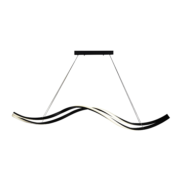 لوستر چشمه نور مدل A6336 رنگ مشکی