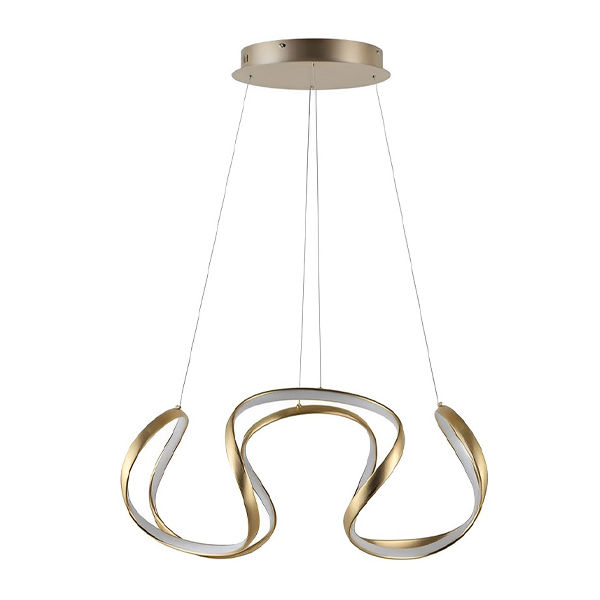 لوستر چشمه نور مدل A6352 رنگ طلایی