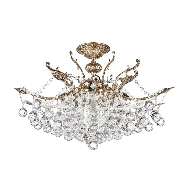 لوستر سقفی چشمه نور 12 شعله مدل H2646/8 آنتیک