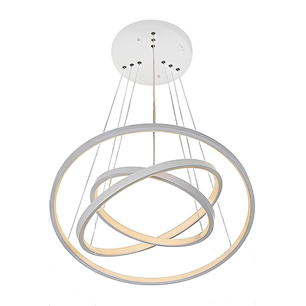 لوستر چشمه نور مدل L6325 رنگ سفید