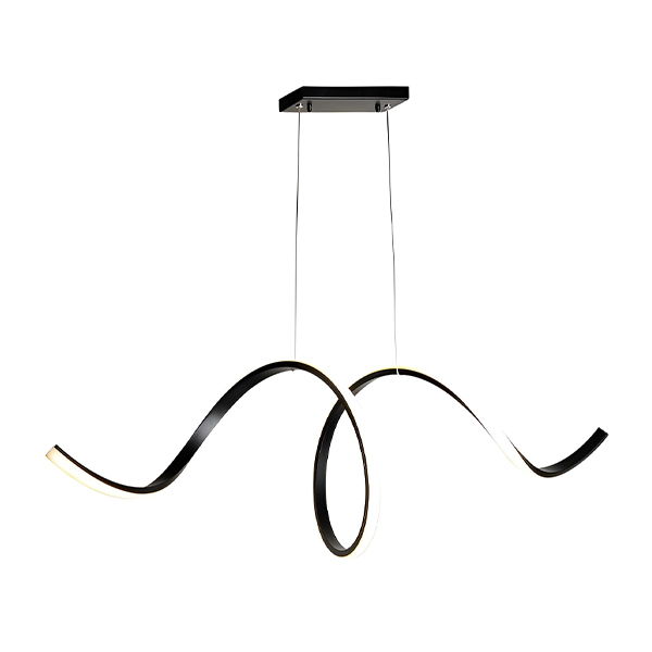 لوستر چشمه نور مدل L6362 رنگ مشکی