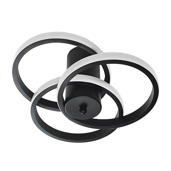 لوستر چشمه نور مدل L6370 رنگ مشکی