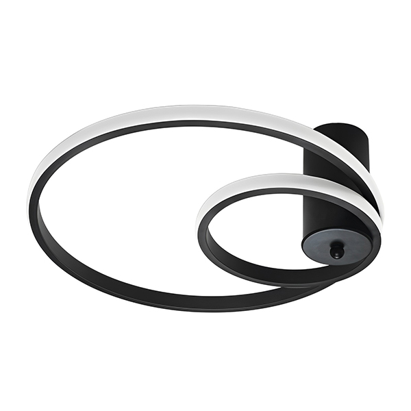 لوستر سقفی چشمه نور مدل L6372 رنگ مشکی