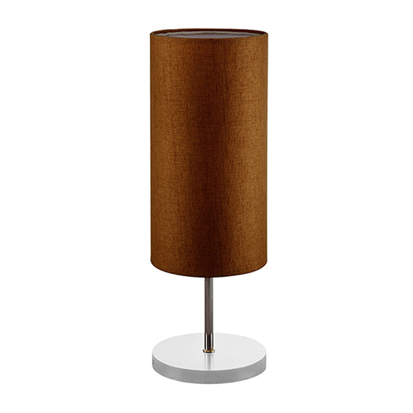 آباژور رومیزی چوبی چشمه نور مدل MT7029 با پایه سفید