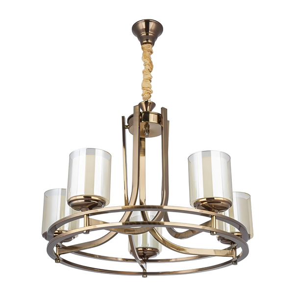 لوستر 5 شعله چشمه نور مدل N2667-5