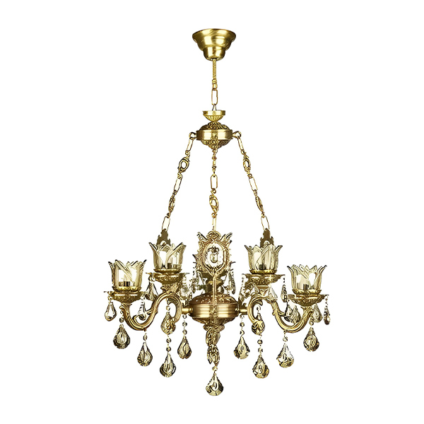 لوستر 4 شعله چشمه نور مدل S3559-3+1