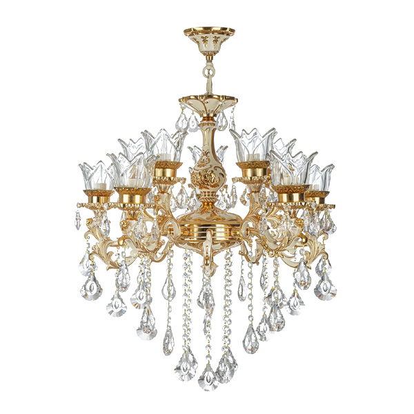 لوستر ده شعله چشمه نور مدل S3631/5GWT