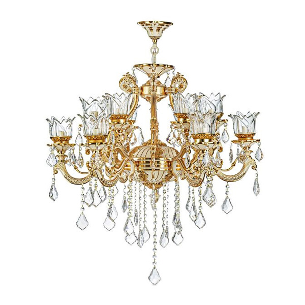 لوستر 12 شعله چشمه نور مدل S3634/6GWT