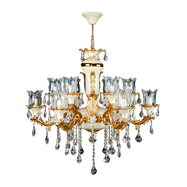 لوستر دوازده شعله چشمه نورمدل S3646/6+6