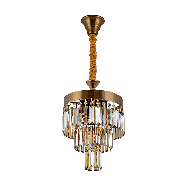 لوستر چشمه نور مدل N2662-25 با رنگ آنتیک