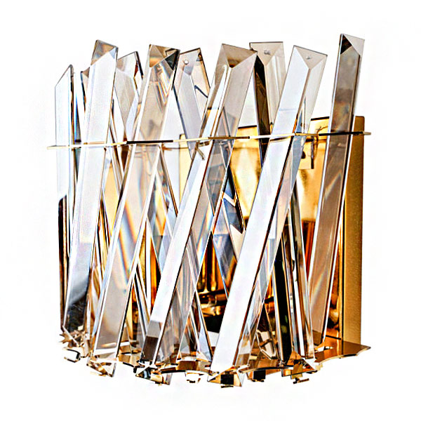 لوستر دیواری چشمه نور مدل N2672/1 رنگ آنتیک