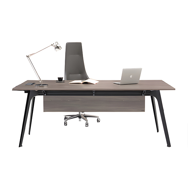 میز مدیریتی پایه چوبی نظری مدل استرایپ