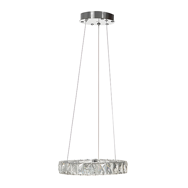 لوستر مدل A6554/1H-WT نقره ای