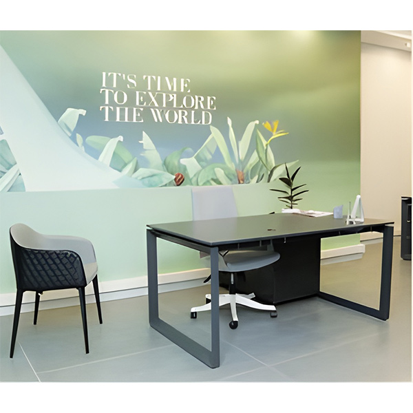 میز مدیریتی پایه پروفیل آهن نظری مدل ورک 1