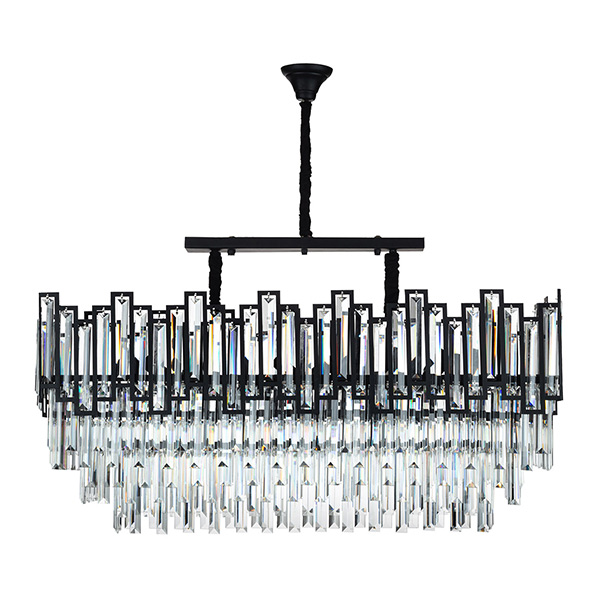 لوستر چشمه نور 15 شعله کریستالی مدل MO4405