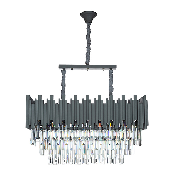 لوستر چشمه نور 12 شعله کریستالی مدل MO4410