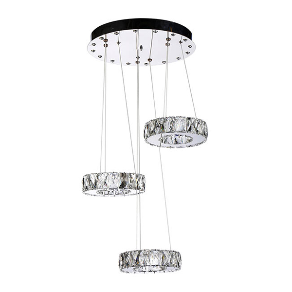 لوستر ریموت دار SMD چشمه نور مدل A6546/3-C