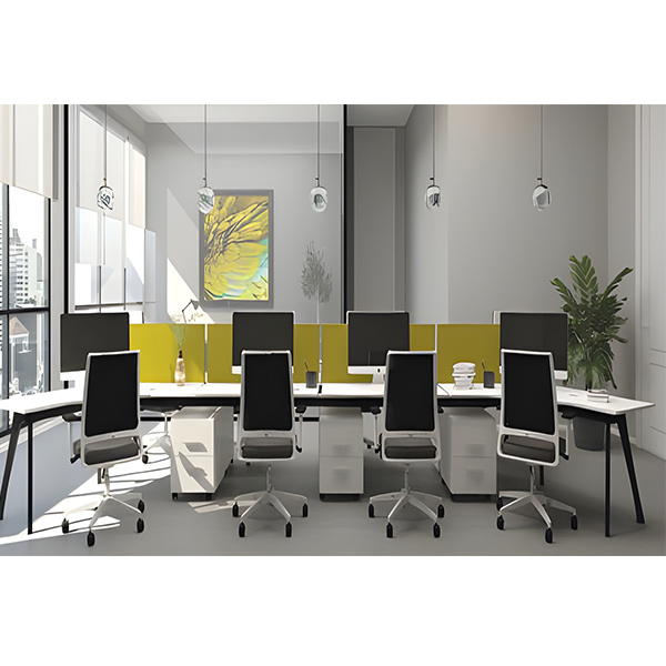 میز کار گروهی پایه دایکاست آلومینیوم نظری مدل استرایپ