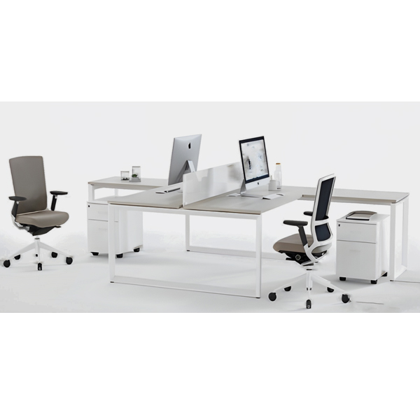 میز کار گروهی پایه پروفیل آهن نظری مدل ورک 1