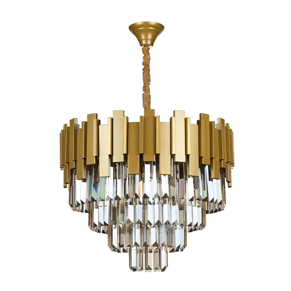 لوستر 12 شعله چشمه نور مدل MO4415/50 طلایی