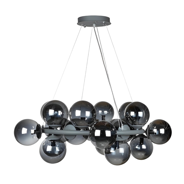 لوستر 21 شعله چشمه نور مدل MO4416 مشکی