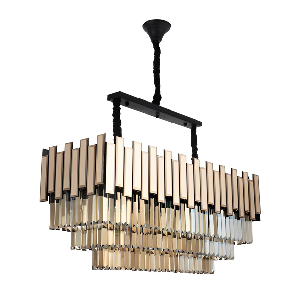 لوستر چشمه نور 12 شعله کریستالی مدل MO4422/80