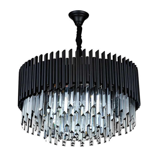 لوستر 14 شعله چشمه نور مدل MO4424/60 مشکی