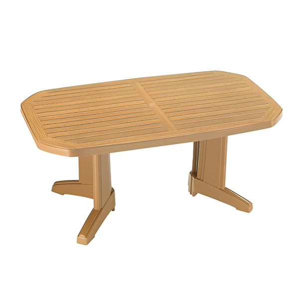 میز نیم بیضی پلاستیکی نظری مدل 913