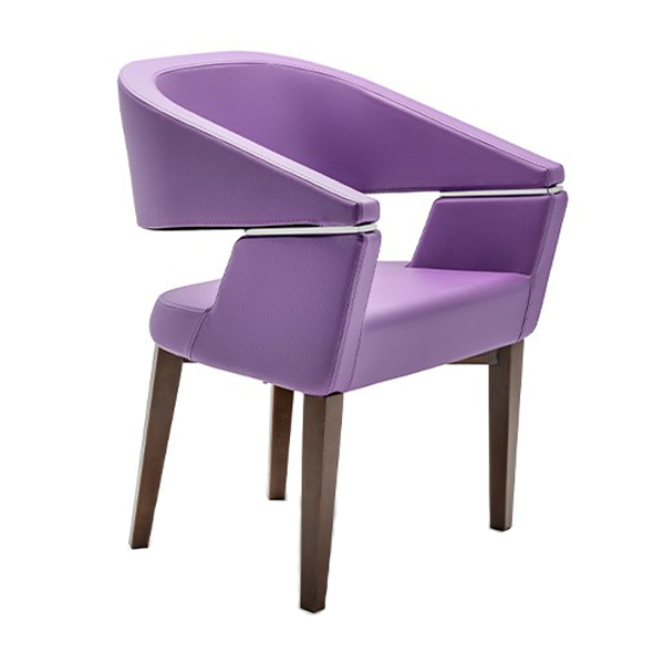 صندلی کارمندی سیلا مدل G31W با پایه چوبی