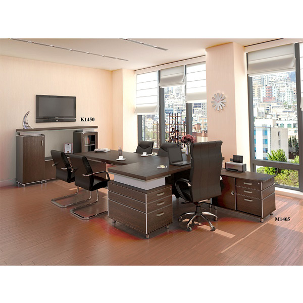 مجموعه میز اداری نوژن مدل لاوان در دکور اداری