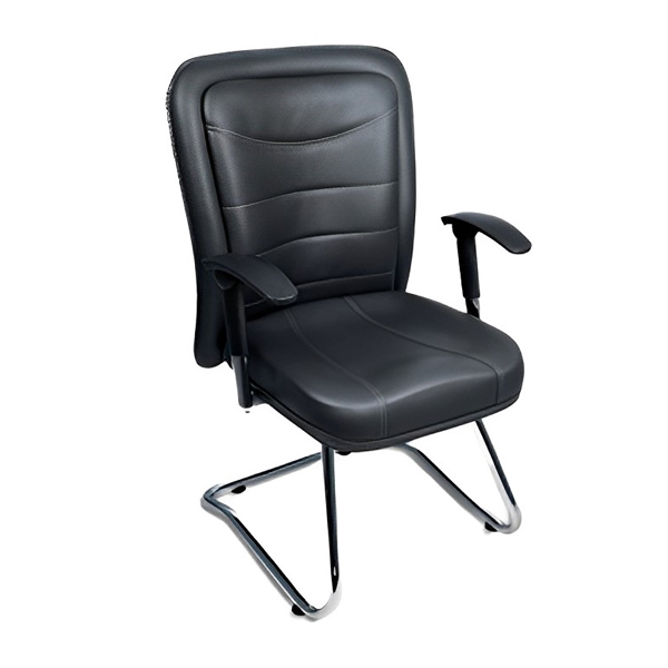 صندلی کنفرانسی تراست مدل NAVEH C با روکش مشکی