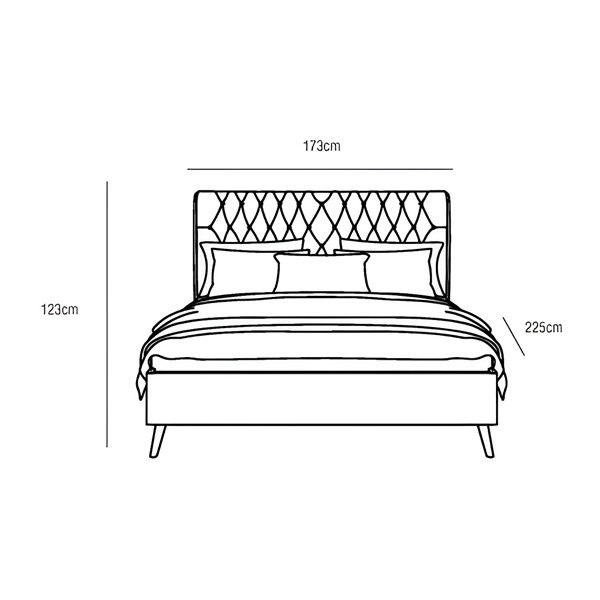 ابعاد تخت خواب نیلپر مدل داران