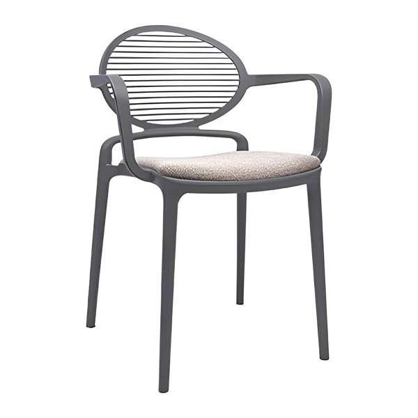 صندلی پلاستیکی دسته دار ماکان نظری مدل P496