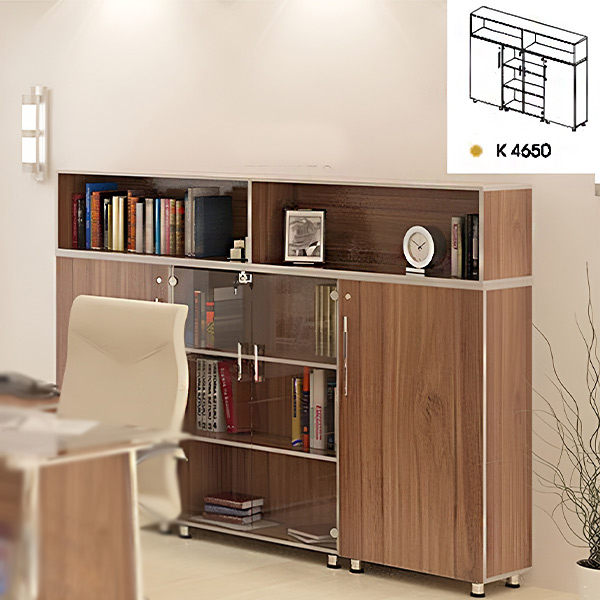 کمد مدیریت از مجموعه میز اداری راوند برند نوژن در محیط