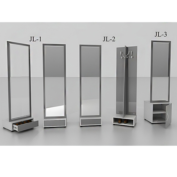 تمامی محصولات مجموعه جالباسی نوژن مدل JL با رنگ بندی نقره‌ای و کالج