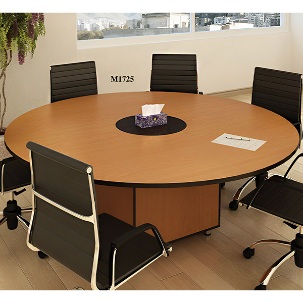 میز کنفرانس نوژن مدل کندلوس 6 نفره در نمای محیط