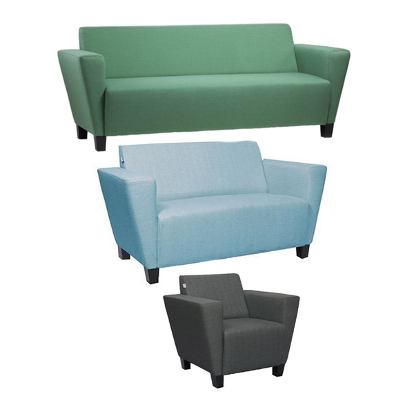 ست مبل اداری لیو مدل V63-V68- V68h در رنگ های سبز، آبی، مشکی