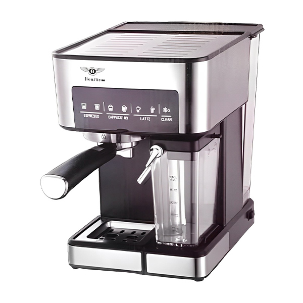 اسپرسو ساز بنتلی مدل 850M رنگ استیل-مشکی