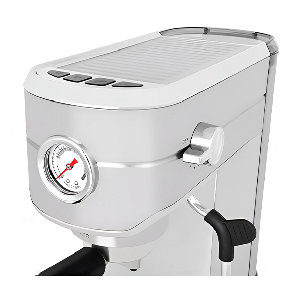 نمای نزدیک اسپرسو ساز مباشی مدل ME-ECM 2030 سفید