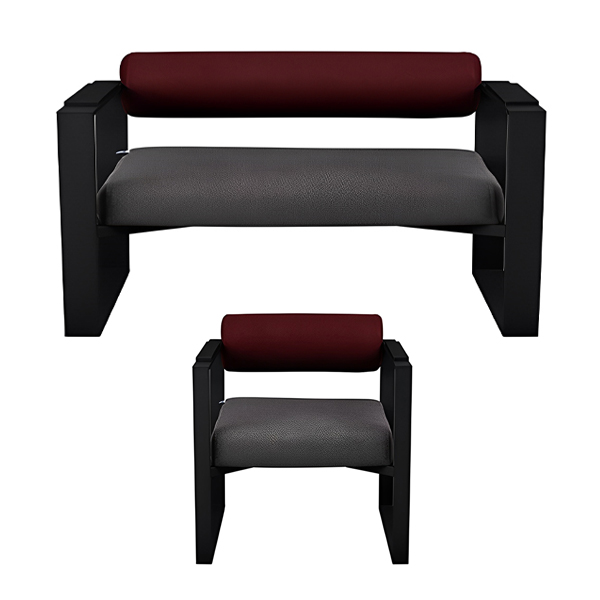 176989نیم ست مبل اداری آرتمن مدل RBF