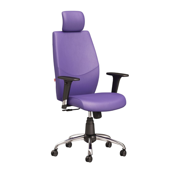 صندلی مدیریتی شیزن مدل S75 با روکش بنفش