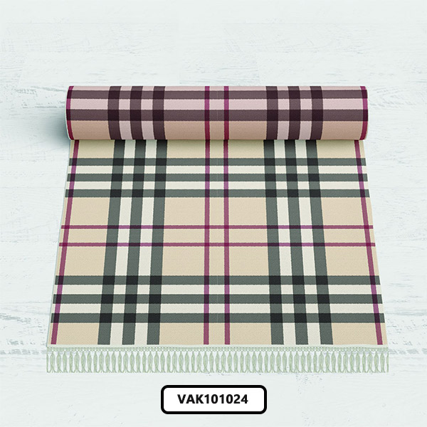 فرش اتاق خواب دستیکور مدل VAK101024