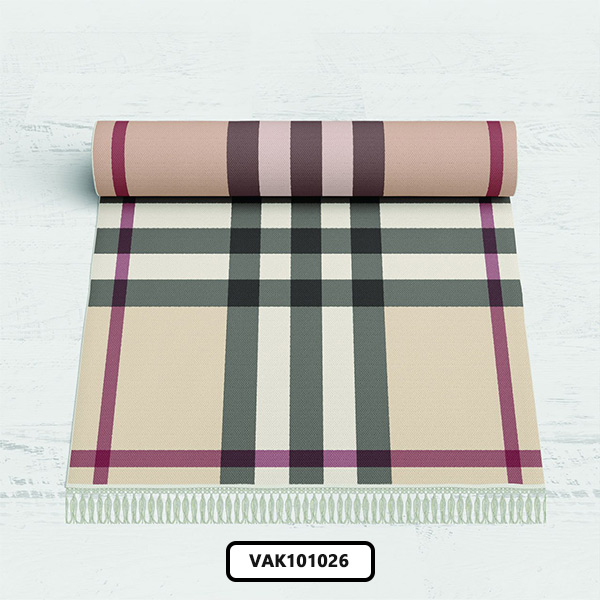 فرش اتاق خواب دستیکور مدل VAK101026