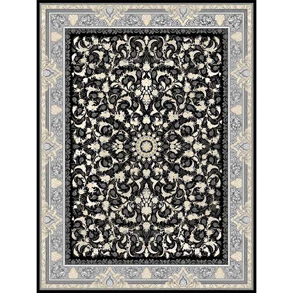 فرش 700 شانه طلاکوب سیرنگ طلایی مدل لیا